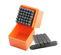 Letter Number Punches, 36x Number and Letter Stamp Set, Arts and Crafts Stamp Set, Alphabet Number Punch Set, Steel Letter Punch Press Tool, 3 mm Letter Punch Press Tool for Jewelry Craft