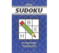 Letter Sudoku 100 Easy Puzzles Volume 24: Compact & Travel-Friendly Sudoku Puzzle Book Gift |Only 4" x 6" in Size| Small Pretty Pocket-Size Puzzlebook ... | Easy Level 5 Minute Puzzles Novice Beginne