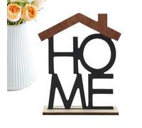 Letter Table Sign, Word Decor Piece, Entryway Accent Display, Desktop Standing Design, Lightweight Build, Rustic Farmhouse Aesthetic, Ideal for Home Room Fireplace Mantel