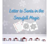 Letter to Santa in the Snowfall Magic: A Christmas Coloring Book for Little Hands with a Heartwarming Letter to Santa Inside