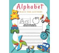 Letter Tracing: Awesome Cute Alphabet Kids Letter Tracing Books Kindergarten For Bath Tub Beads Gold Letters And Wall Black Tracing For Wall Kids With Toddlers