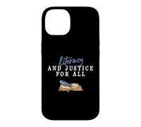 Lettératie et Justice pour Tous Les Enseignants Qui lisent Coque pour iPhone 14