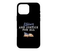 Lettératie et Justice pour Tous Les Enseignants Qui lisent Coque pour iPhone 16 Pro Max