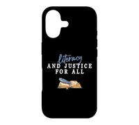 Lettératie et Justice pour Tous Les Enseignants Qui lisent Coque pour iPhone 17