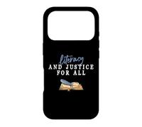 Lettératie et Justice pour Tous Les Enseignants Qui lisent Coque pour iPhone 17 Pro