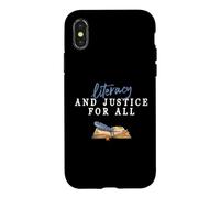 Lettératie et Justice pour Tous Les Enseignants Qui lisent Coque pour iPhone X/XS
