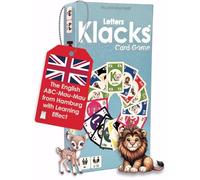 Letters Klacks - Jeu de cartes ABC pour enfants à partir de 4 ans | Alphabet Apprentissage en anglais | 148 cartes I Alster- und ElbHarmonie