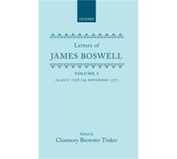 Letters of James Boswell V 1 C - Tinker - OUP India - Livre en Anglais - Hardback TinkerTinker (Auteur)