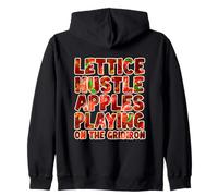 Lettice Hustle Apples Playing on The Gridiron Sweat à Capuche