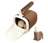 Lettiera Scooper avec Support | Porte-Palette pour Chat, lattina di rifiuti portatili et inclusi, Pelle per lettiera per la CASA