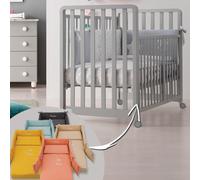 Lettino Glam Grigio con Piumone Glammy