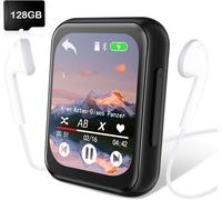 Lettore MP3 da 128 GB Con Bluetooth, lettore Musicale Digitale Senza perdita di qualità portatile Con altoparlante integrato, schermo Touch Completo da 2,0 pollici, suono HiFi