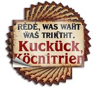 Lettrage autocollant automne | Accent Bottle Speak What You Do, Cuckoo, Knit Your Eyes for Spring (6 x 9 cm)
