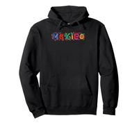 Lettrage d'art Traditionnel coloré du Mexique Sweat à Capuche