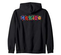 Lettrage d'art Traditionnel coloré du Mexique Sweat à Capuche