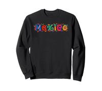 Lettrage d'art Traditionnel coloré du Mexique Sweatshirt