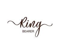 lettrage de fête de mariage, calligraphie élégante et ondulée, orthographe Stickers muraux en vinyle 30x67.3cm Fourni avec un kit de film de transfert Café