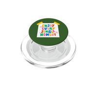 Lettrage de Motivation - Profitez de Chaque Moment PopSockets PopGrip pour MagSafe