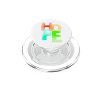 Lettrage inspirant l'espoir, Design Minimaliste élégant, Jésus PopSockets PopGrip pour MagSafe