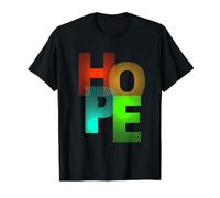 Lettrage inspirant l'espoir, Design Minimaliste élégant, Jésus T-Shirt Graphique avec Valeur, Homme, Noir, M