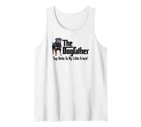 Lettrage Noir The Rottweiler Dogfather Débardeur
