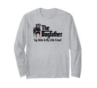 Lettrage Noir The Rottweiler Dogfather Manche Longue