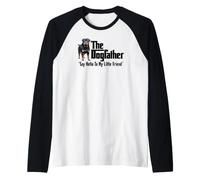 Lettrage Noir The Rottweiler Dogfather Manche Raglan
