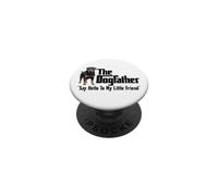 Lettrage Noir The Rottweiler Dogfather PopSockets PopGrip Adhésif