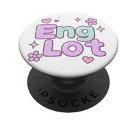 Lettre à Bulles Englot Mignonne Kawaii esthétique Typographie PopSockets PopGrip Adhésif