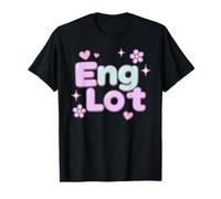 Lettre à Bulles Englot Mignonne Kawaii esthétique Typographie T-Shirt