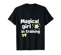 Lettre à bulles mignonne en train d'entraîner une fille magique T-Shirt