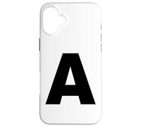 Lettre A - Costume Assorti pour Halloween et Spectacles dramatiques Coque pour iPhone 16 Plus