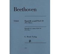 Lettre à Elise WoO 59 la min. - Piano