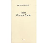 Lettre à Madame Erignac