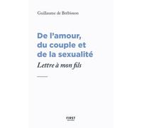 Guillaume De Brebisson – Lettre à mon fils – Broché
