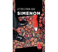 Lettre à mon juge - Georges Simenon - Lgf - Poche - Roman