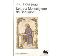 Lettre A Monseigneur Beaumont