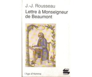 Lettre A Monseigneur Beaumont