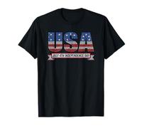 Lettre à Pois américains du 4 Juillet T-Shirt