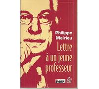 Lettre à un jeune professeur