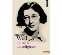 Lettre à un religieux - Simone Weil - Points - Poche - Essai