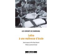 Lettre à une enseignante - Enfants De Barbiana - Agone - broché - Essai