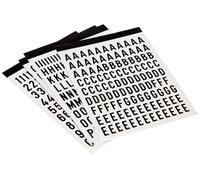 Lettre adhésive - APLI - 4415 - 15 mm - Noir - Autocollants pratiques