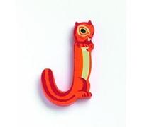 Lettre animaux en bois j - djeco Bois G