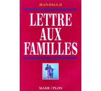 Lettre aux familles