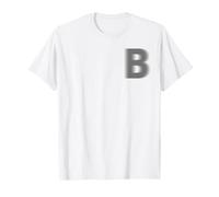 Lettre B floue Typographie Cadeau T-Shirt