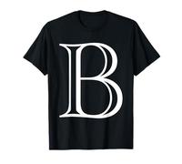 Lettre B Lettre B Lettre Alphabet Majuscule Initiale T-Shirt