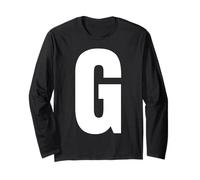 Lettre B Majuscule Alphabet Gras Monogramme Assorti Manche Longue