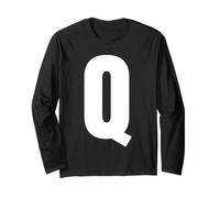 Lettre B Majuscule Alphabet Gras Monogramme Assorti Manche Longue