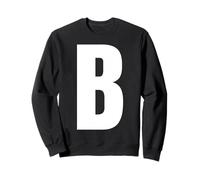 Lettre B Majuscule Alphabet Gras Monogramme Assorti Sweatshirt